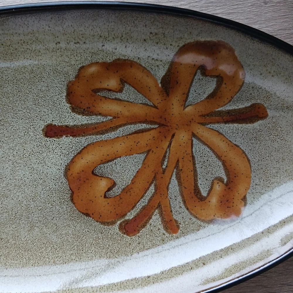 🌷 Pier 1 Kioko Oval Stoneware Serving Platter
